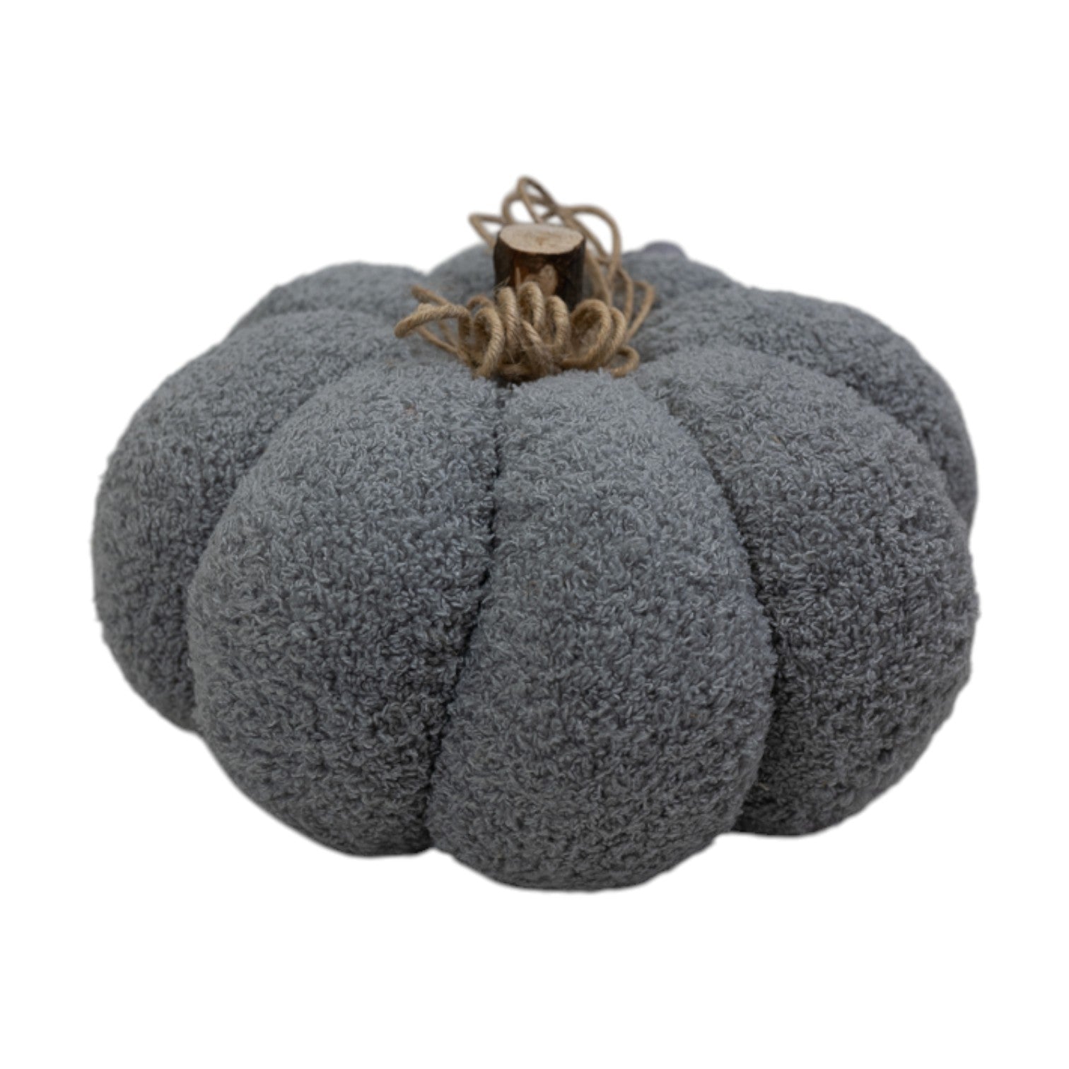 Grey Fabric Pumpkin