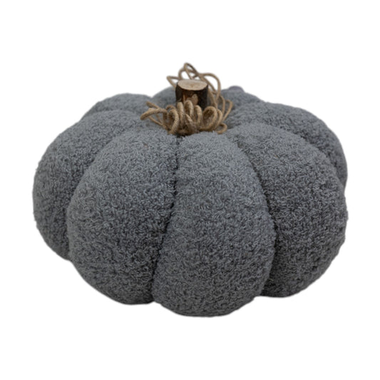 Grey Fabric Pumpkin