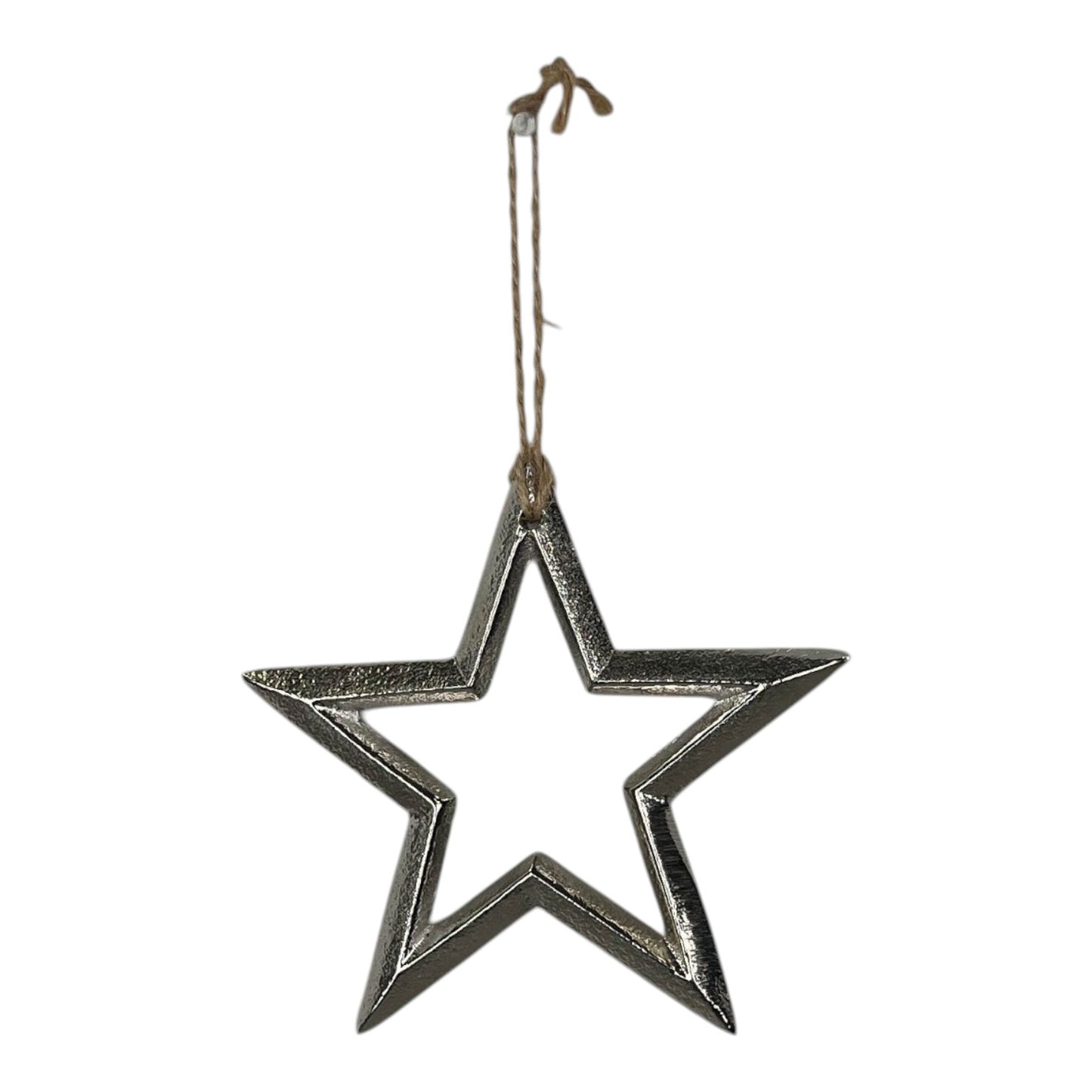 Metal Hanging Star 12cm