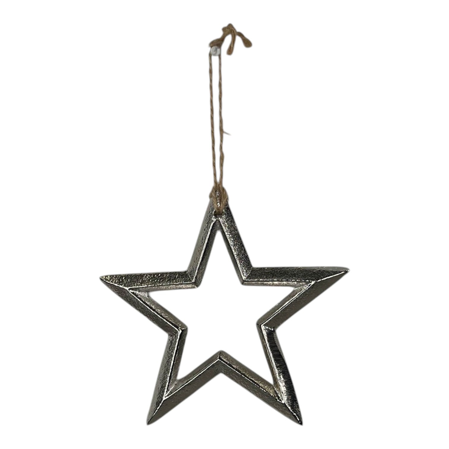 Metal Hanging Star 12cm