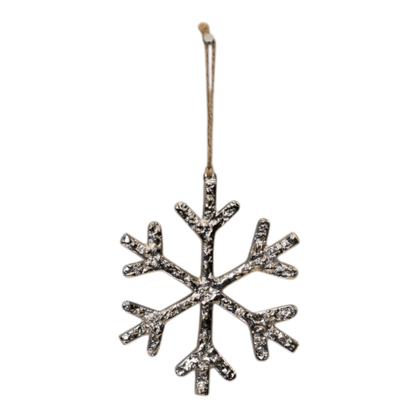 Metal Hanging Snowflake 12cm