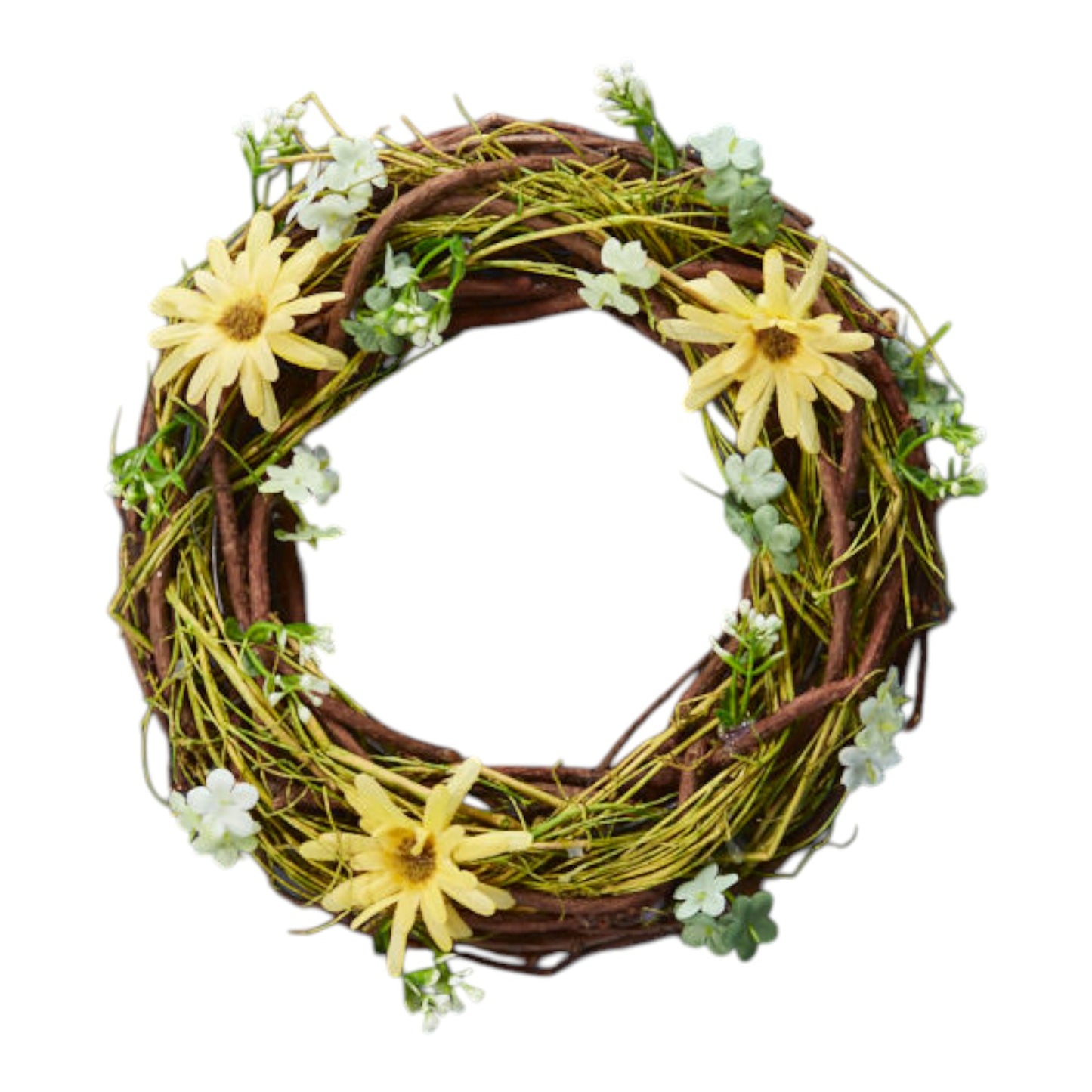Spring Wreath With Daisies (24cm)