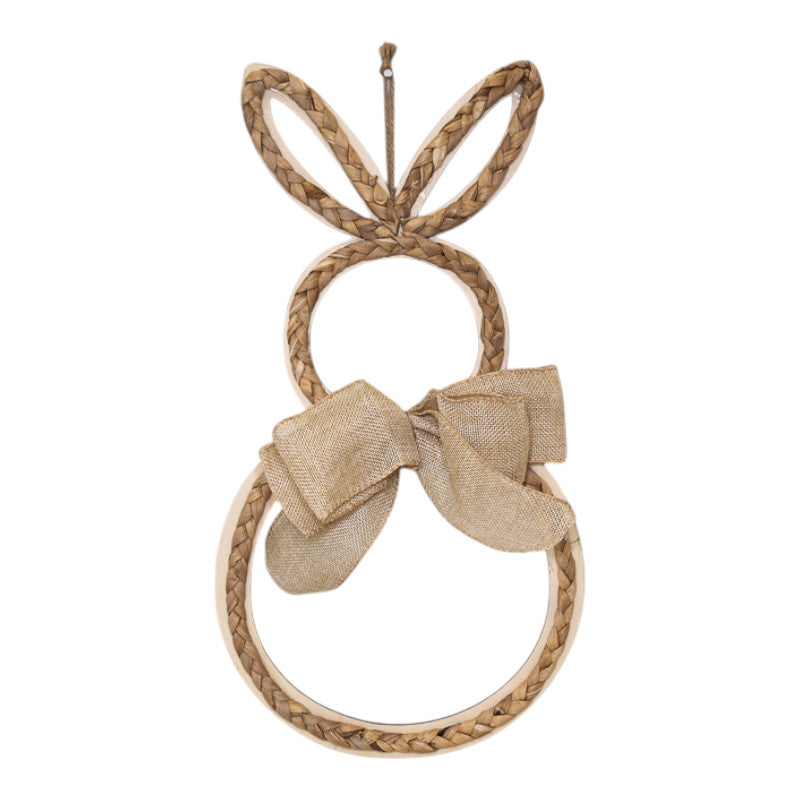 Rabbit Shaped Decorative  Wreath