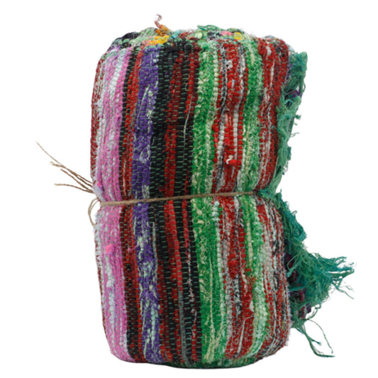 152 x 90cm Luxury Rag Rug - Green