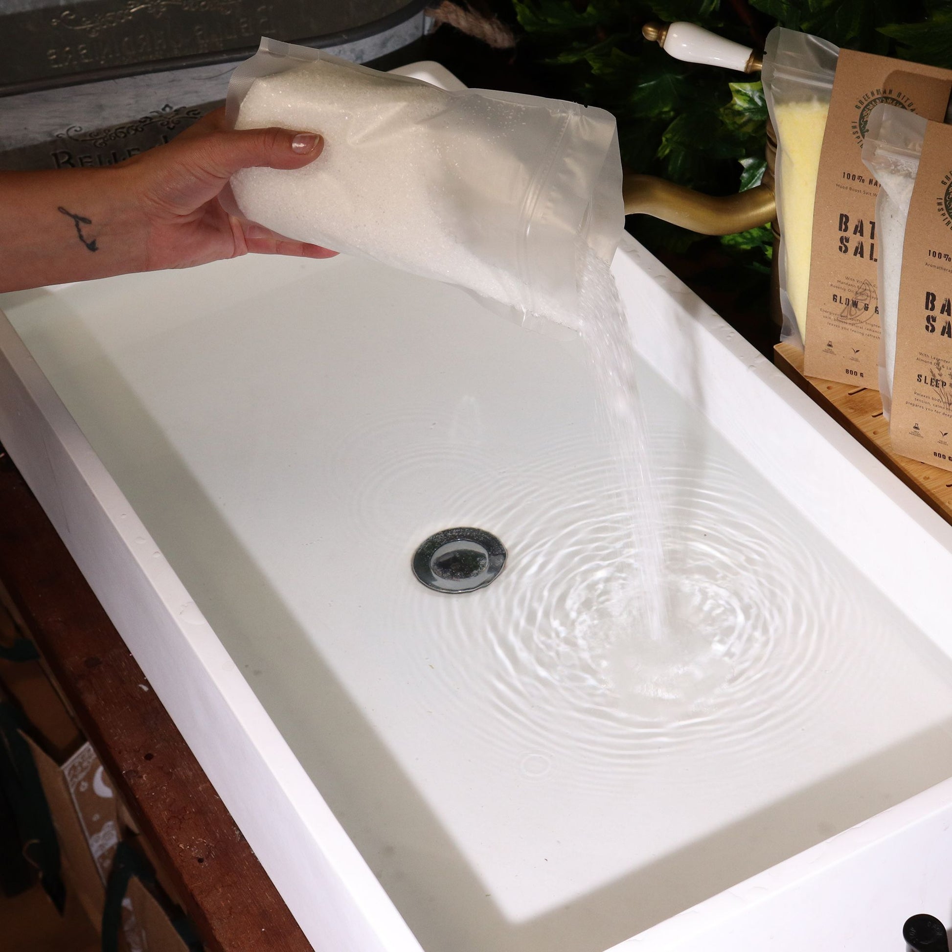 Greenman Rituals Magnesium Epsom Bath Salt Pure Formula