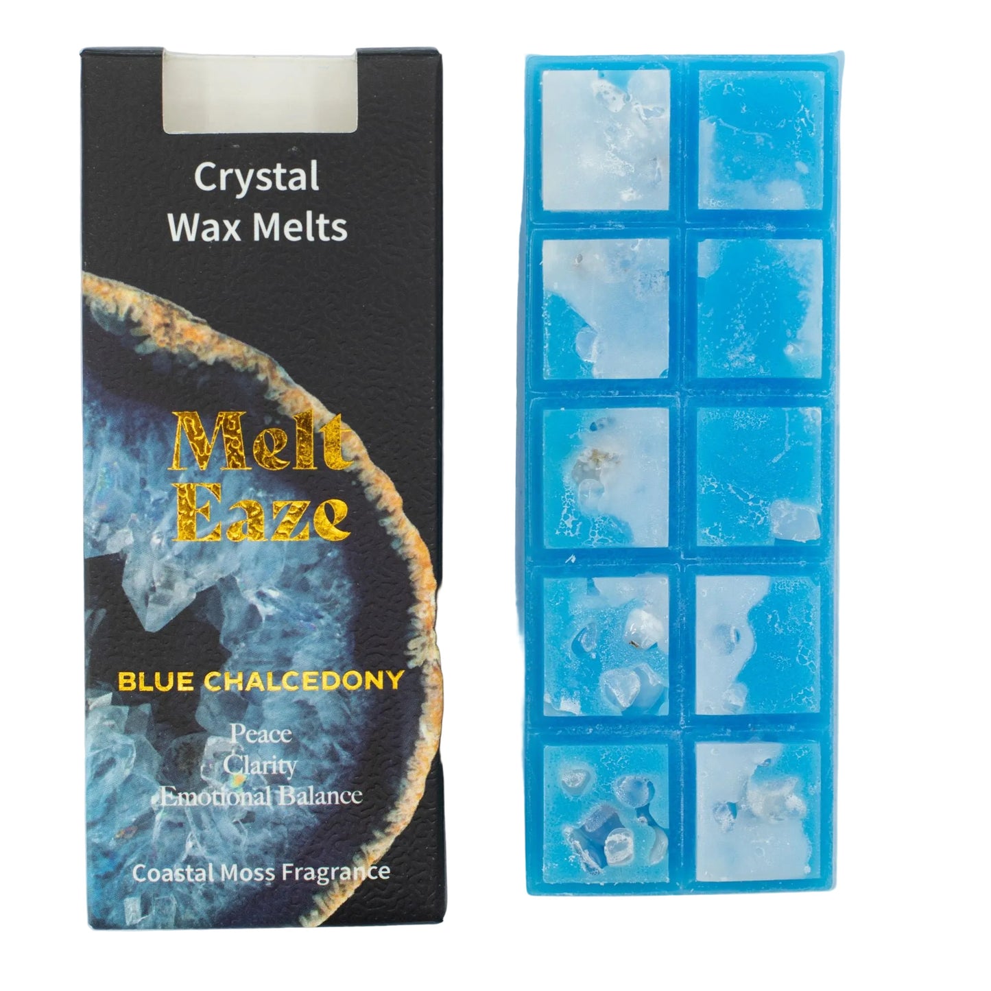 MeltEaze Wax Melts 50g - Aquamarine Wave - Coastal Moss