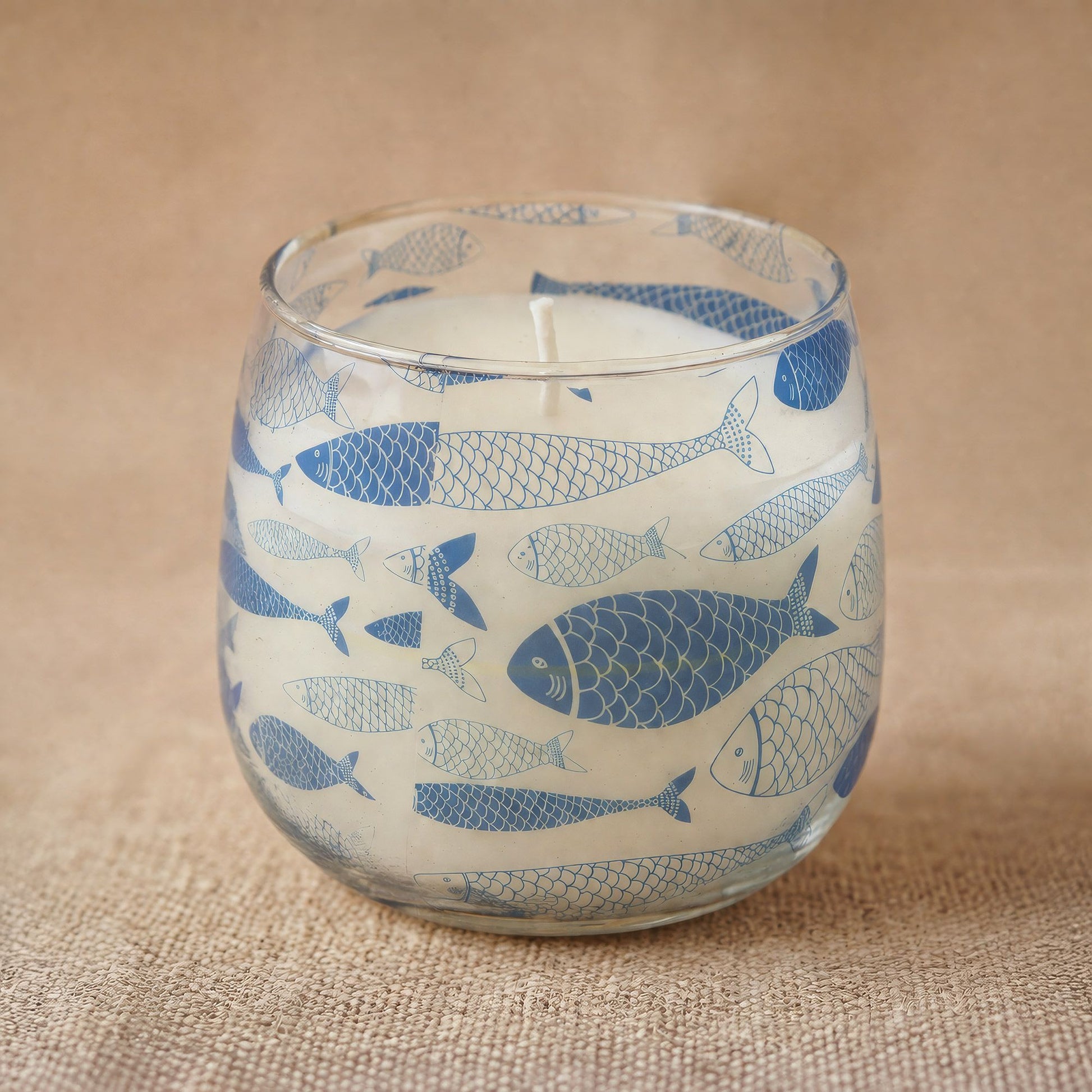 Medium Glass Jar Candles - Seabreeze