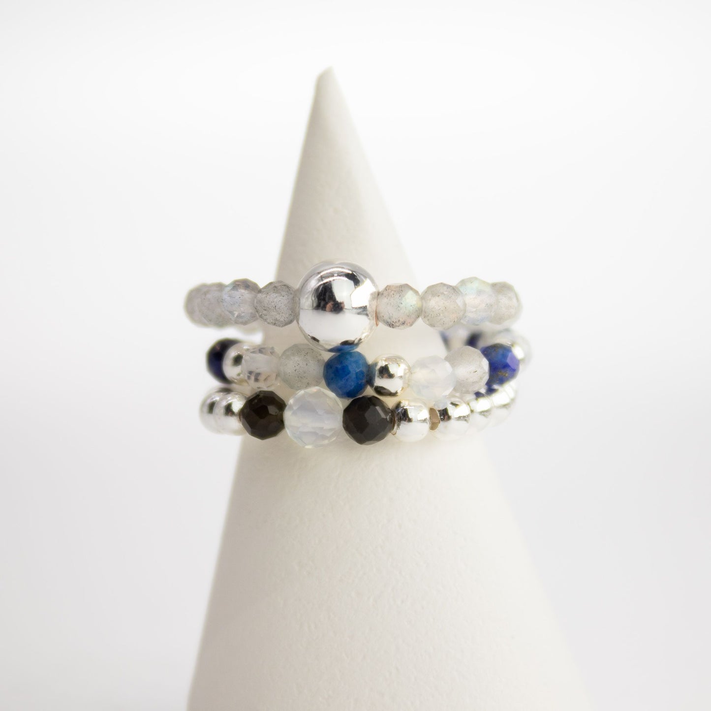 Gemstone Ring Set - Northern Lights