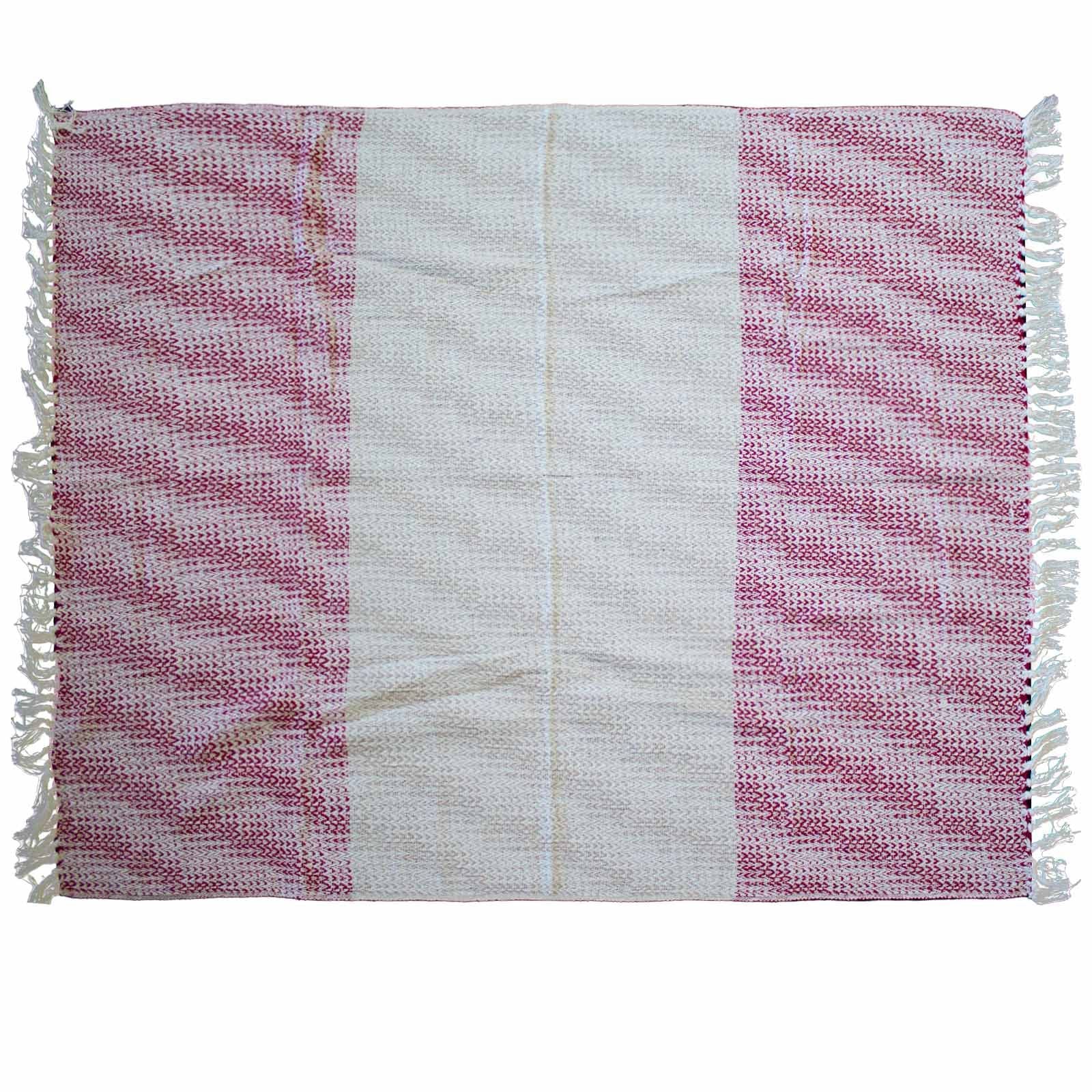 Boho Comfort Throws - Ruby Two Tone