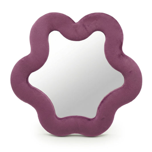 Soft Squiggly Mirror  Star  Mauve (33x31x2.3cm)