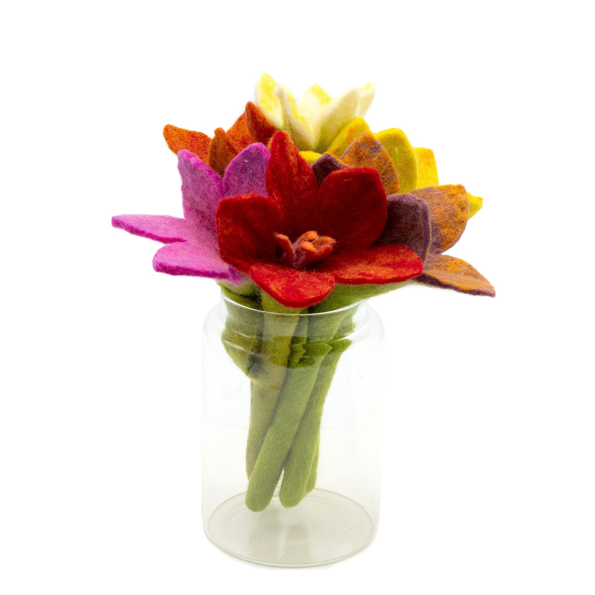 Felt Flowers - Lily Assorted Colours