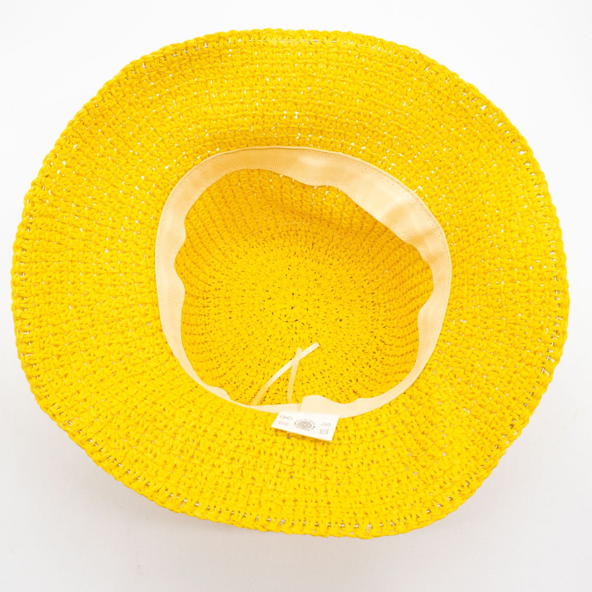 Nomad Sari Floppy Straw Sun Hat - Yellow