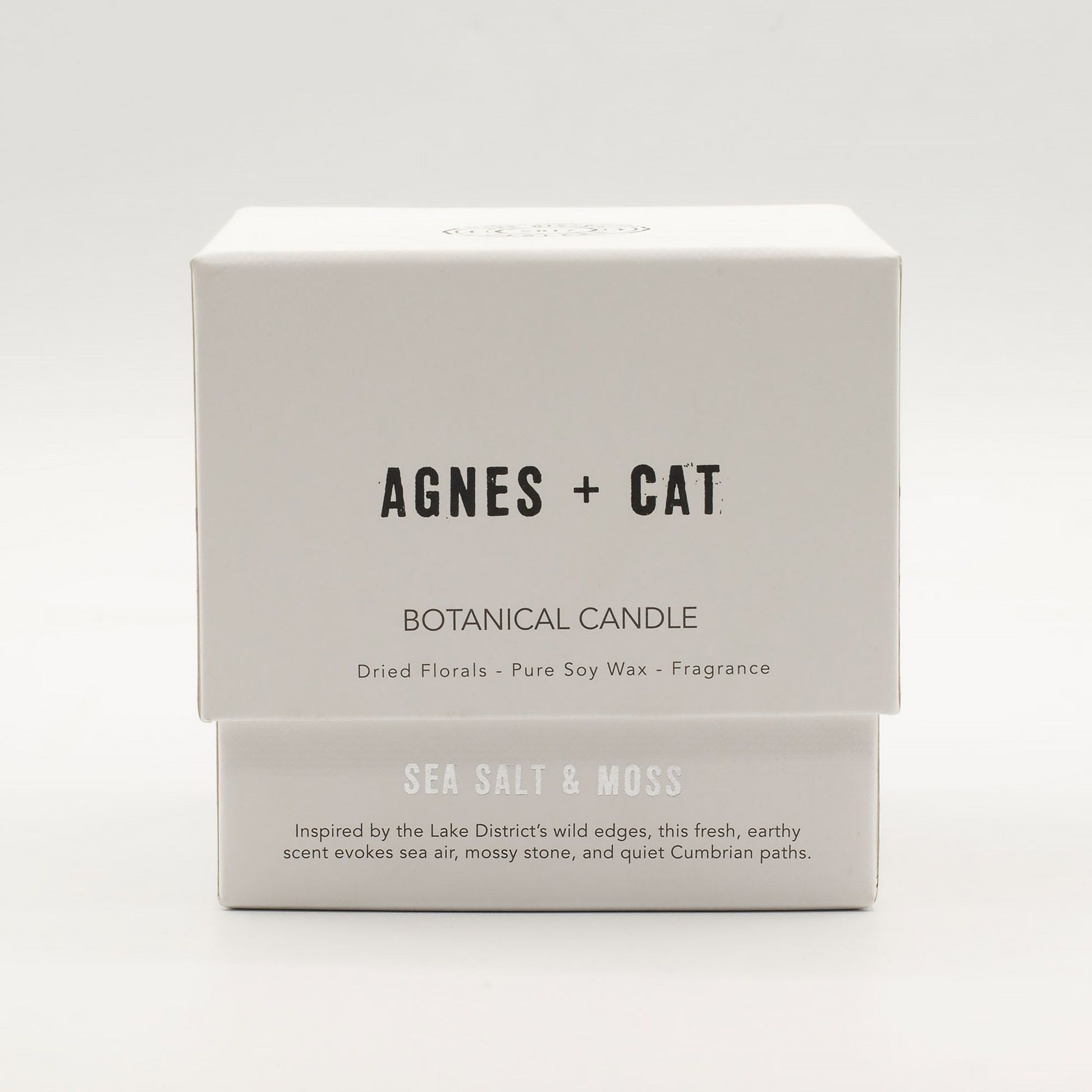 Agnes + Cat Botanical Soy Wax Candle - Seasalt & Moss