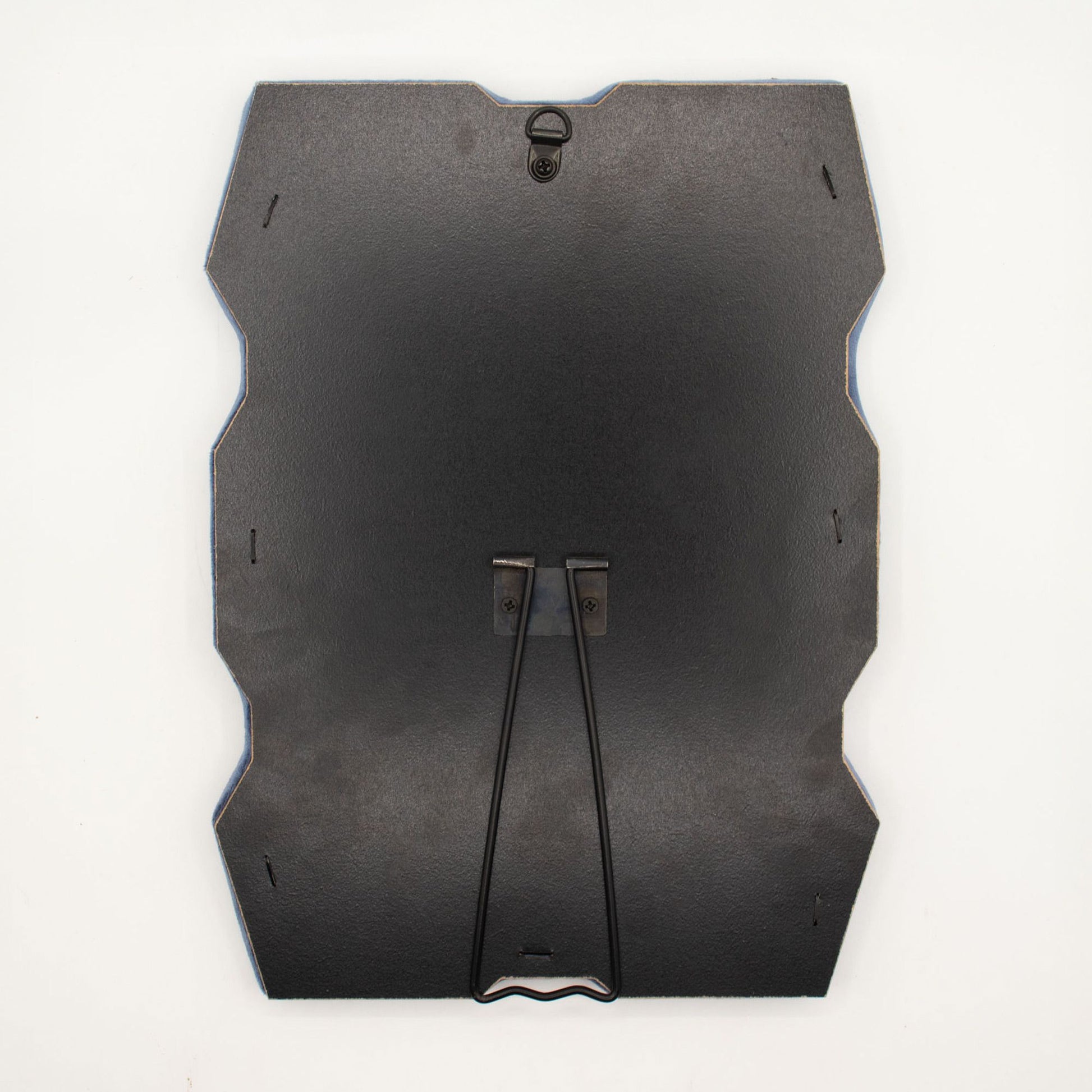 Soft Squiggly Mirror  Chunky Frame  Royal Blue (30.5x22.5x2.3cm)