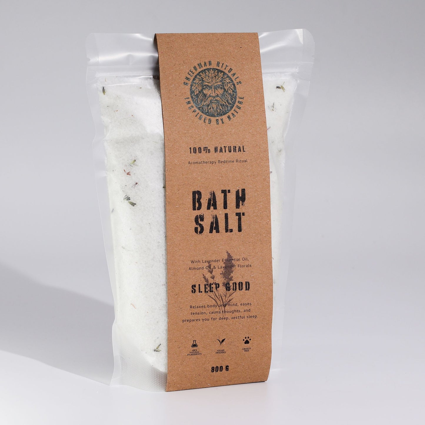 Greenman Rituals Lavender Aromatherapy Epsom Bath Salt Sleep Good