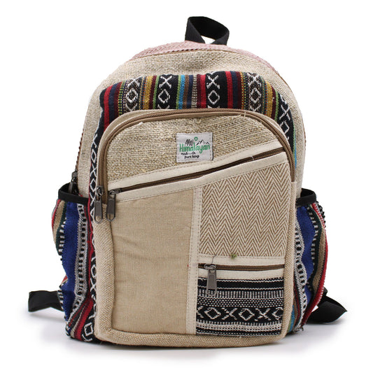 Small Backpack - Zig Zag Zips Style 30x22x7 (cm)