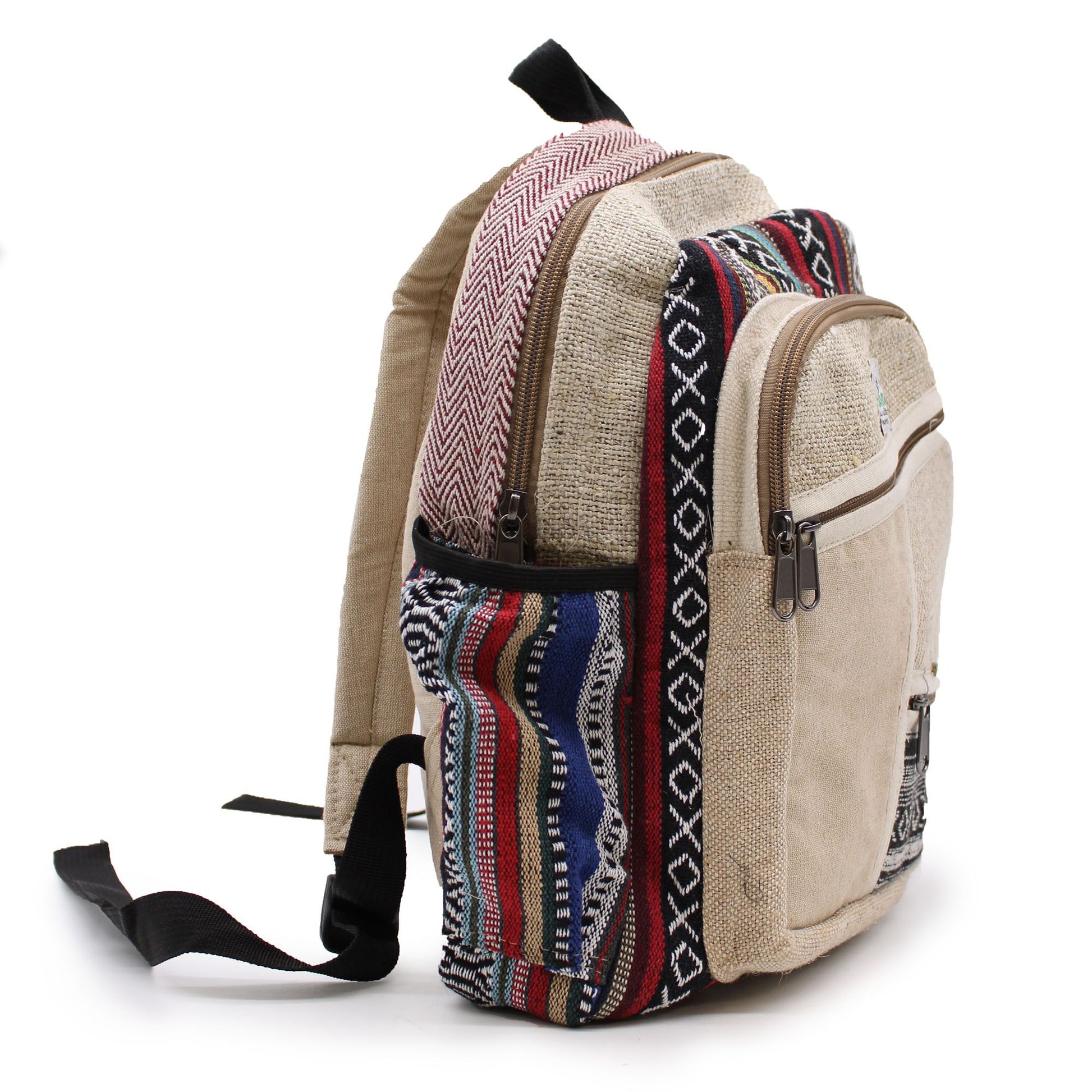 Small Backpack - Zig Zag Zips Style 30x22x7 (cm)