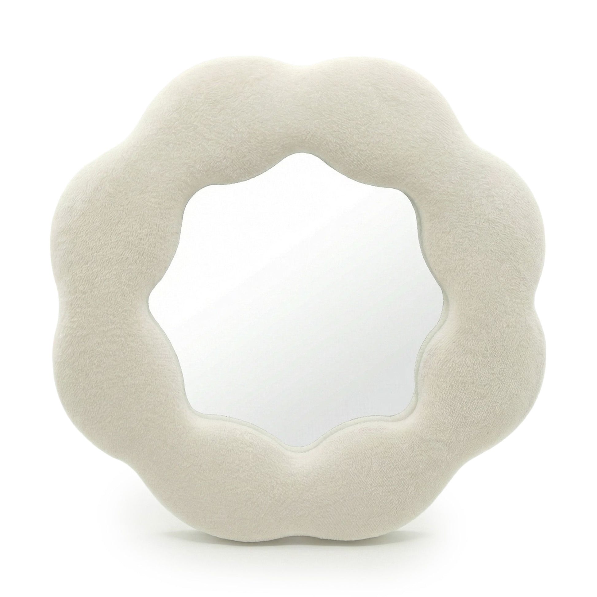Soft Squiggly Mirror  Flower  Stone (25.4x25.4x2.3cm)