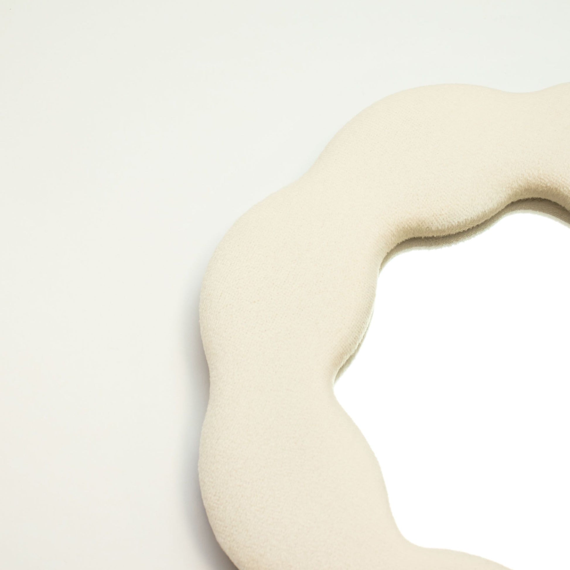 Soft Squiggly Mirror  Flower  Stone (25.4x25.4x2.3cm)