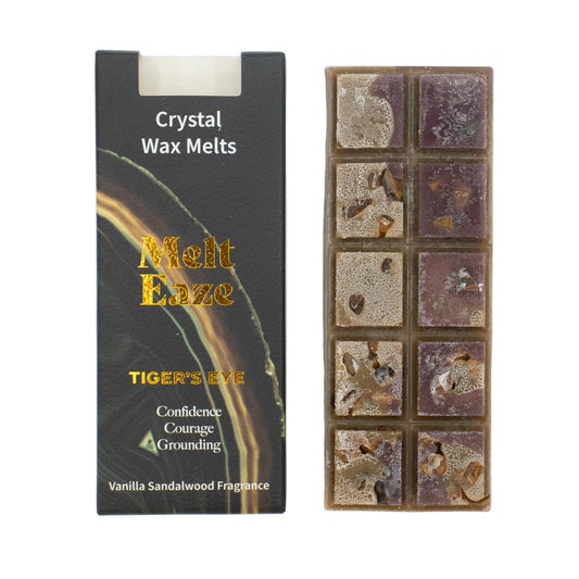 MeltEaze Wax Melts 50g - Tigereye Strength - Vanilla Sandalwood