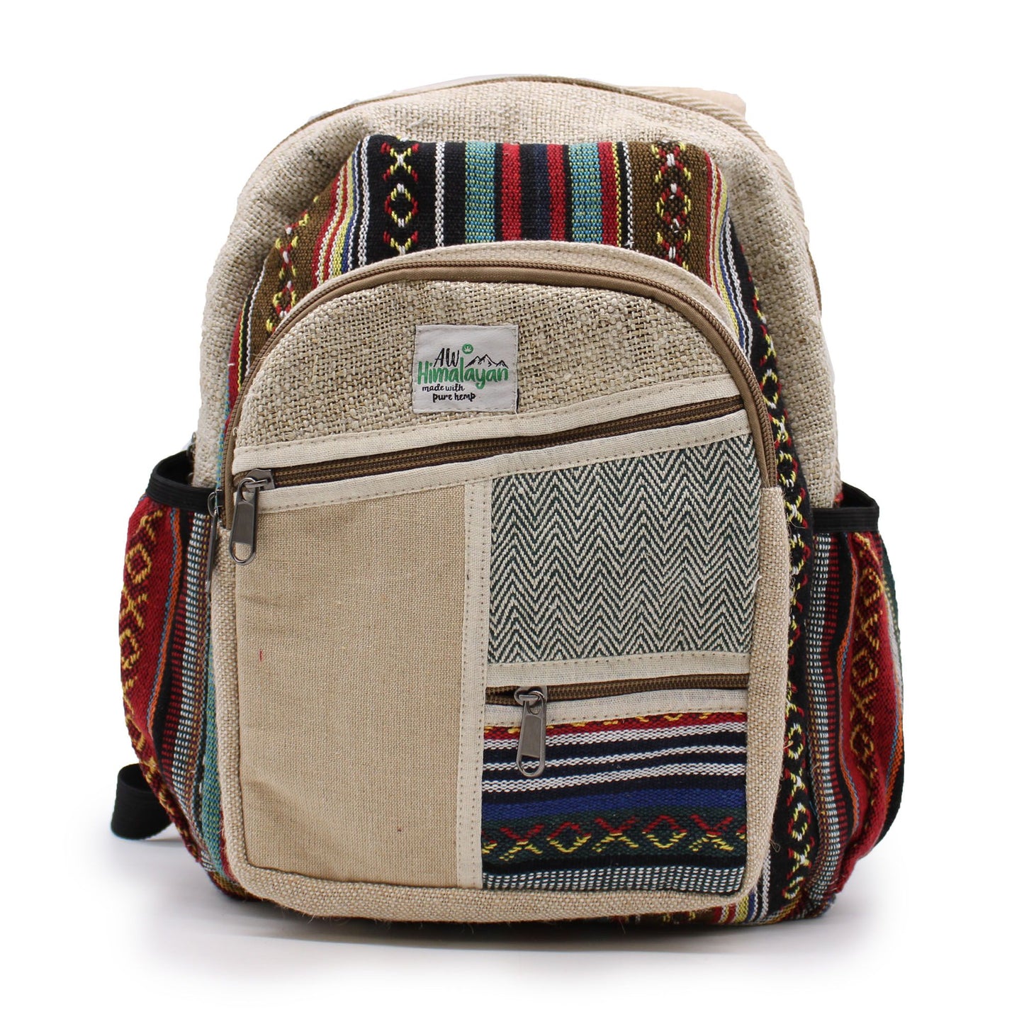 Small Backpack - Zig Zag Zips Style 30x22x7 (cm)