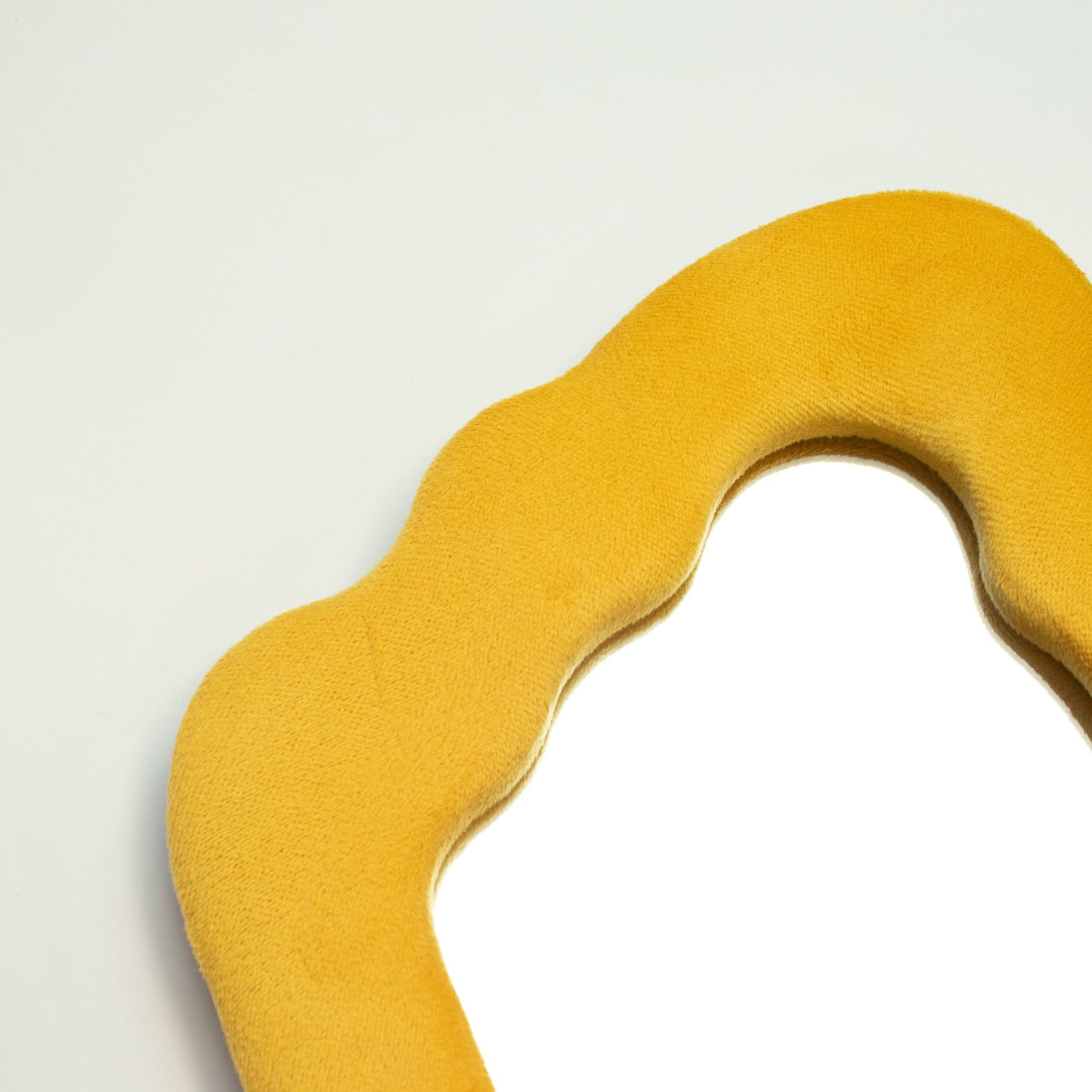 Soft Squiggly Mirror  Flame  Marigold (23x27.5x2.3cm)