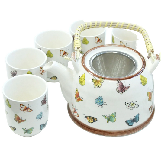 Herbal Teapot Set - Butterflies