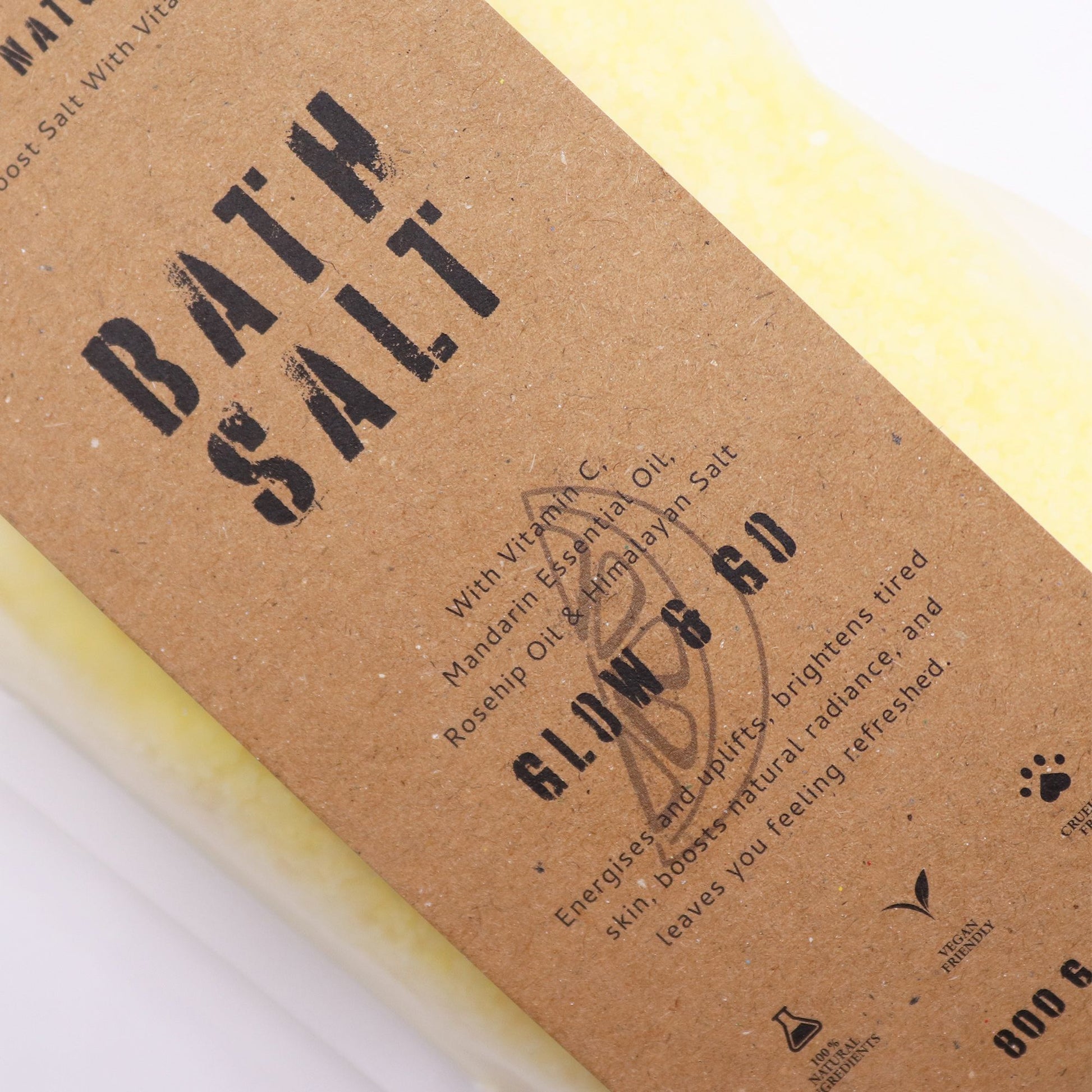 Greenman Rituals Vitamin C & Mandarin Epsom Bath Salt Glow & Go