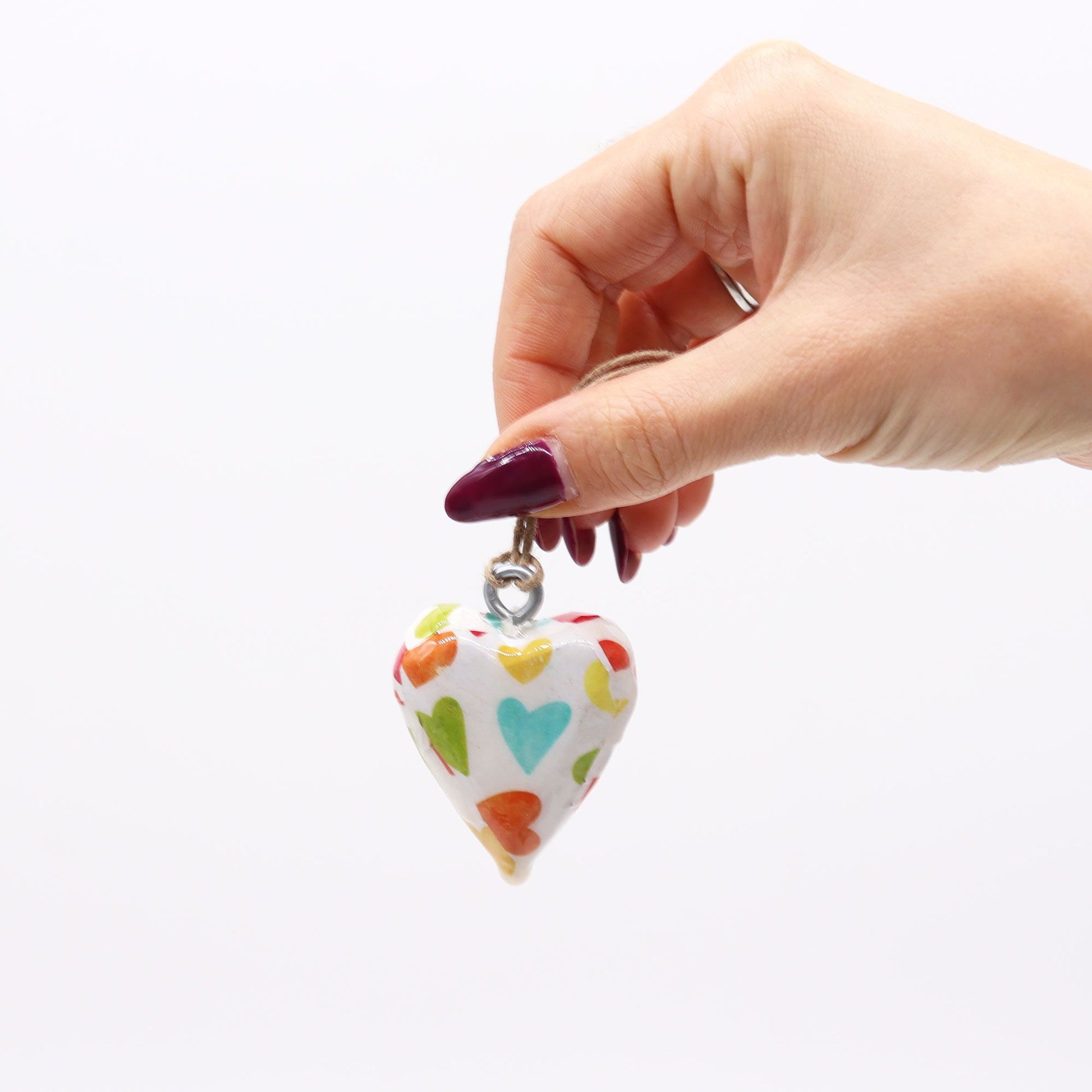 Decor Wood Heart -  Pastel Hearts