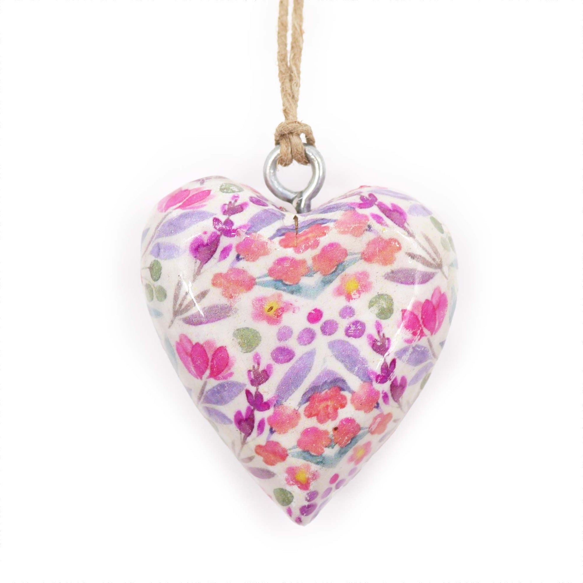 Decor Wood Heart -  Pretty Floral
