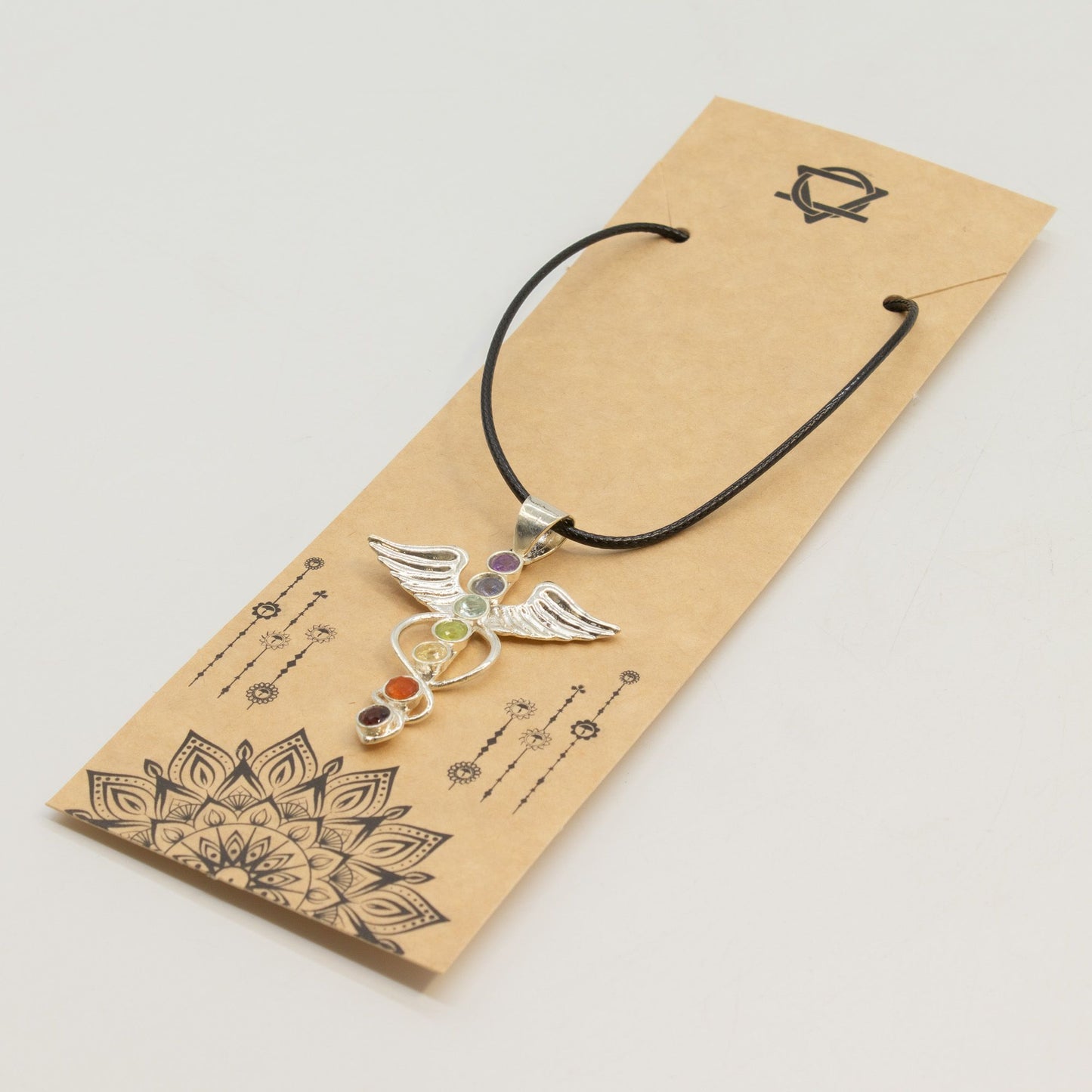 Silver Plated (45cm Cord)- Angel Chakra