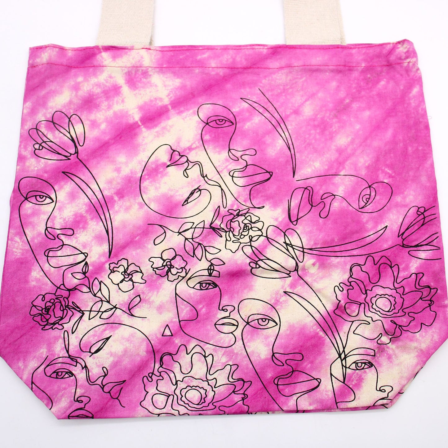 Tye-Dye Cotton Bag (6oz) - 38x42x12cm - Pretty Face - Magento -Handle