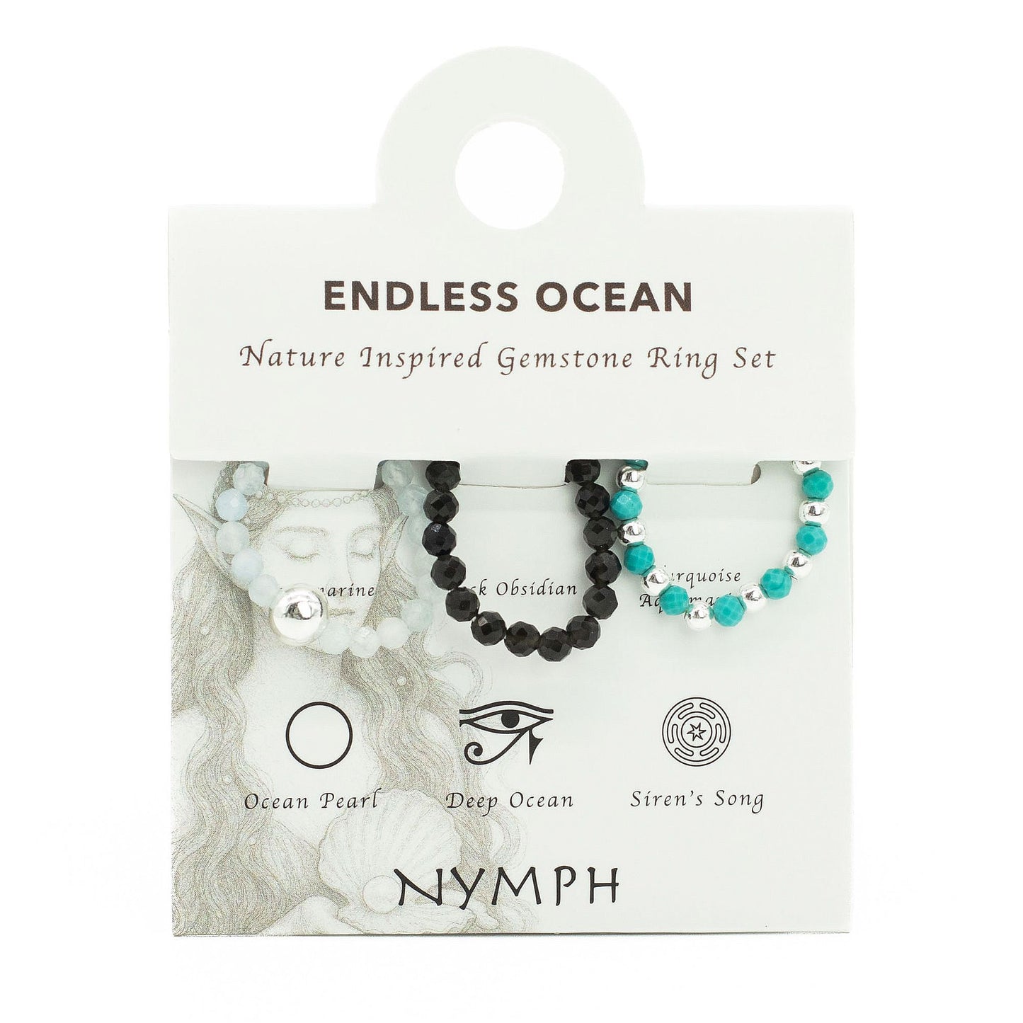 Gemstone Ring Set - Endless Ocean