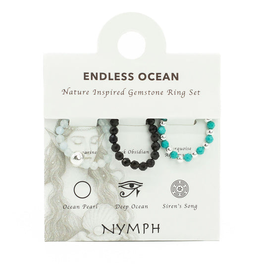 Gemstone Ring Set - Endless Ocean
