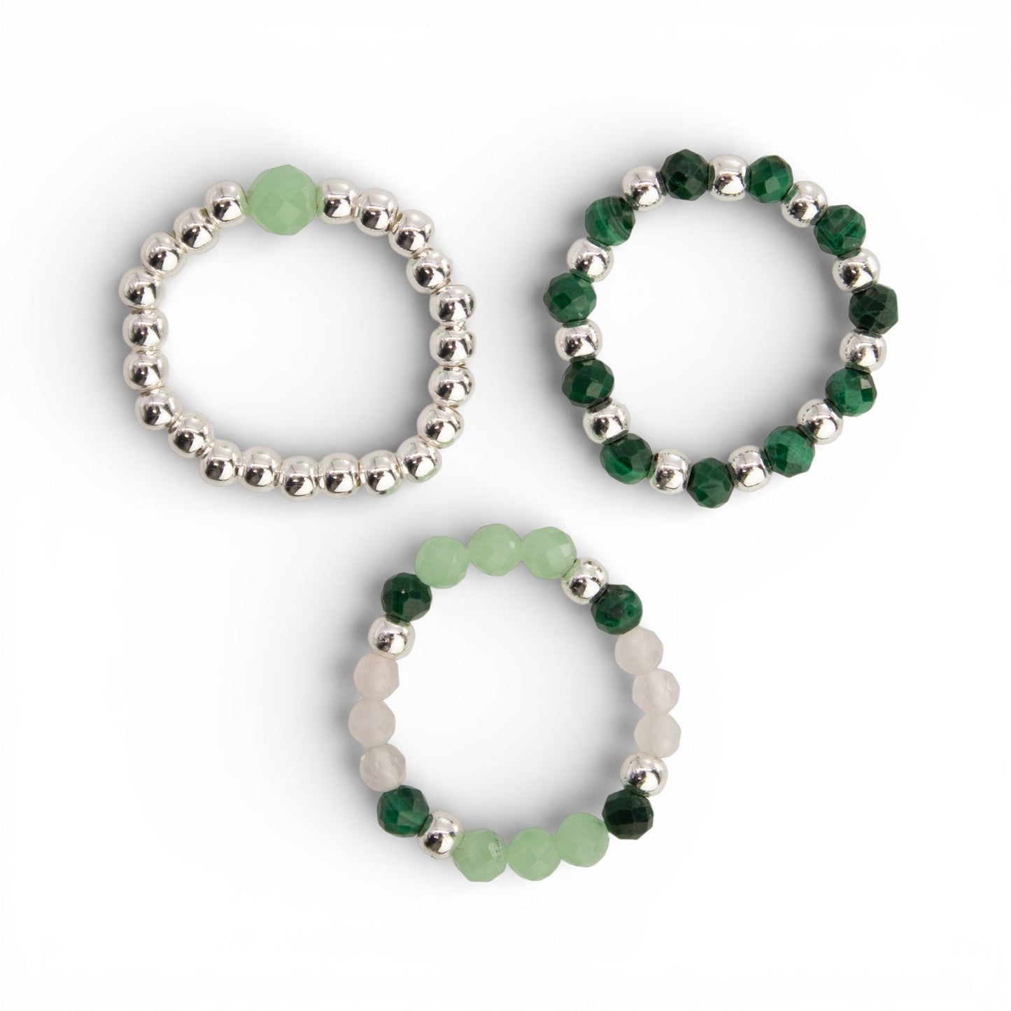 Gemstone Ring Set - Forest Spirit