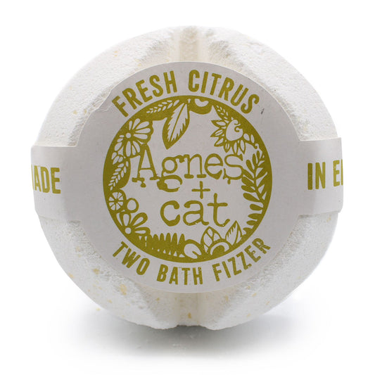 Agnes + Cat Bath Fizzer - Fresh Citrus