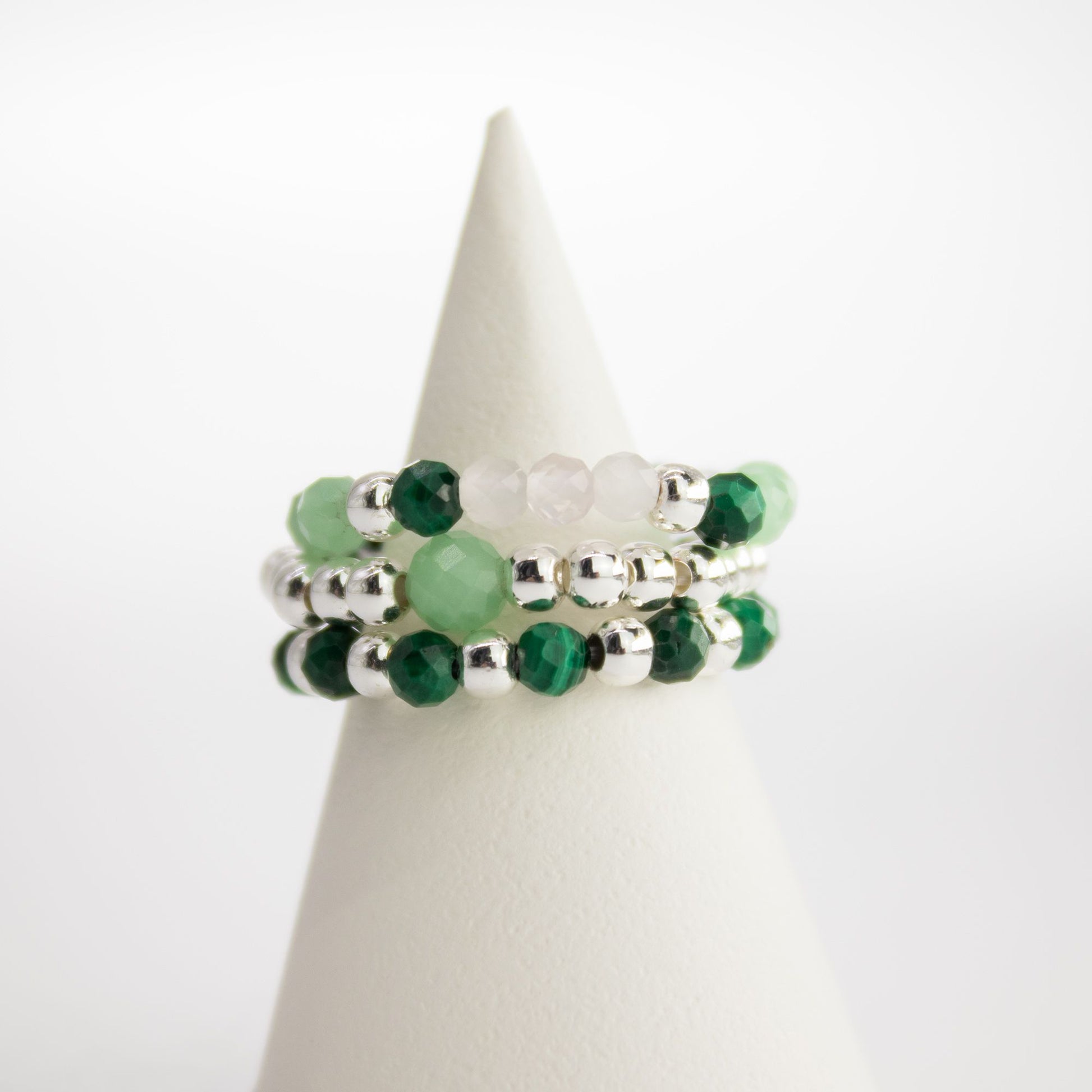 Gemstone Ring Set - Forest Spirit