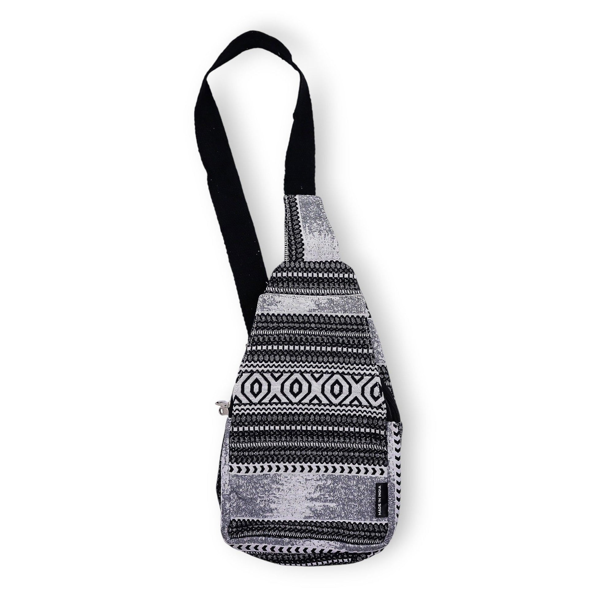 Nomad Sari Jacquard Natural Cross Bag - Urban Caravan