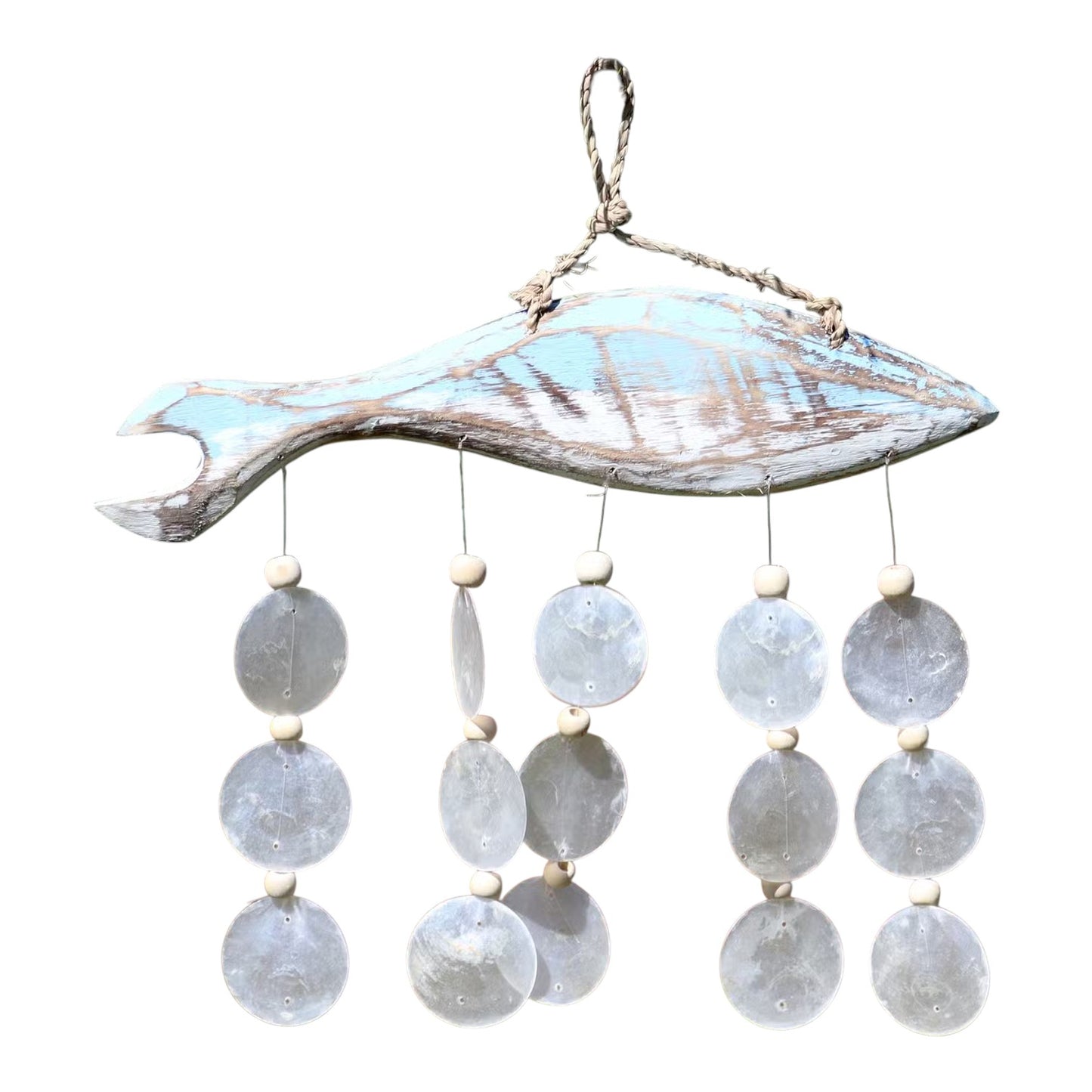 Bluewash Fish Carving and Natural Copis Drop