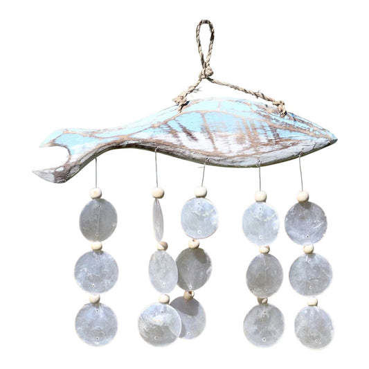 Bluewash Fish Carving and Natural Copis Drop