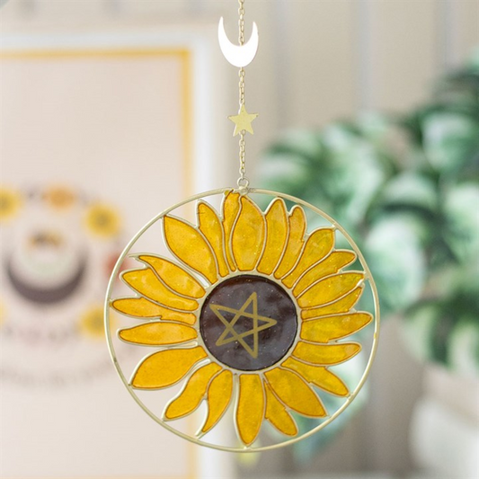 Radiant Sunflower Suncatcher