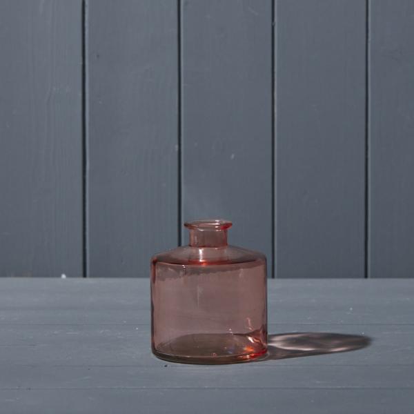 Rose Squat Glass Bottle