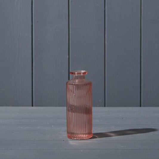 Rose Glass Bottle D5.2 x H13.2cm