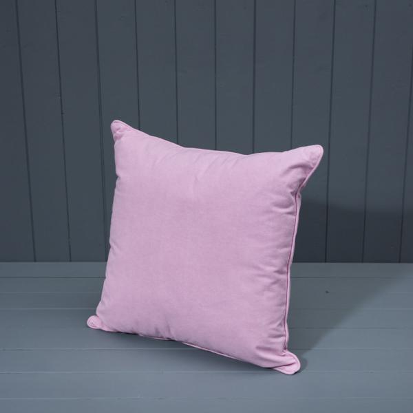 Washable Cotton Plain Cushion with Filling 45x45cm