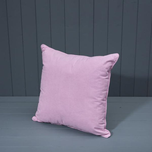 Washable Cotton Plain Cushion with Filling 45x45cm