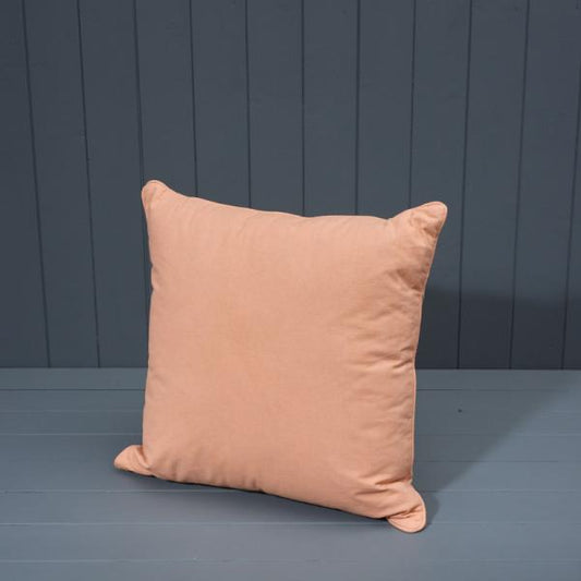 Washable Cotton Plain Cushion with Filling 45x45cm