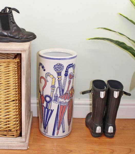 Umbrella Stand  Pastel Coloured Umbrellas Design