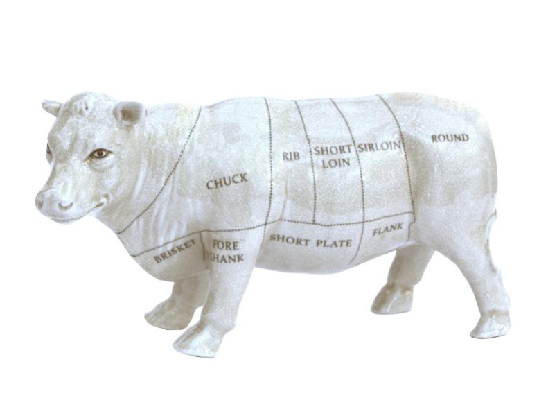 Ceramic Cow Ornament  29cm
