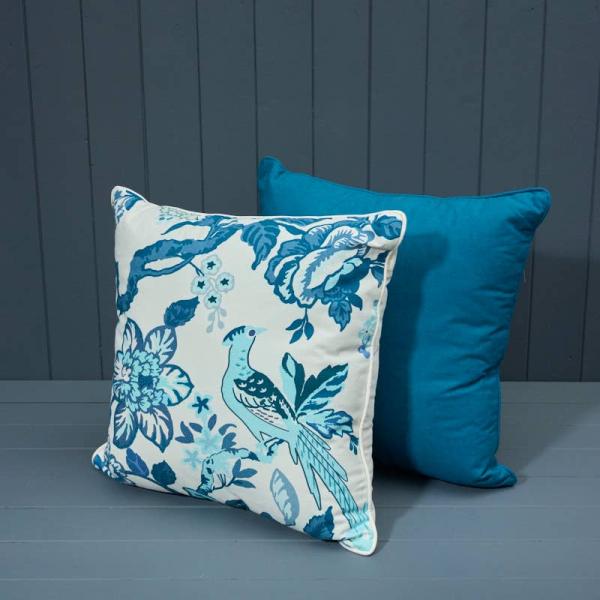Washable Cotton Printed Cushion with Filling 45x45cm
