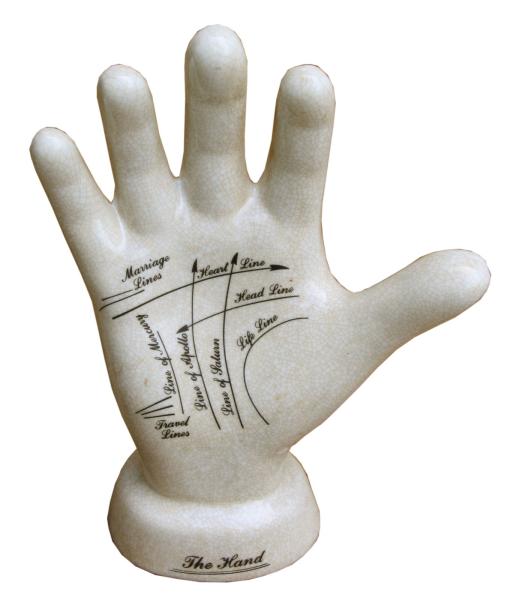 Ceramic Palmistry Hand